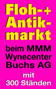 Logo Block Flohmarkt hoch pink Orig 1