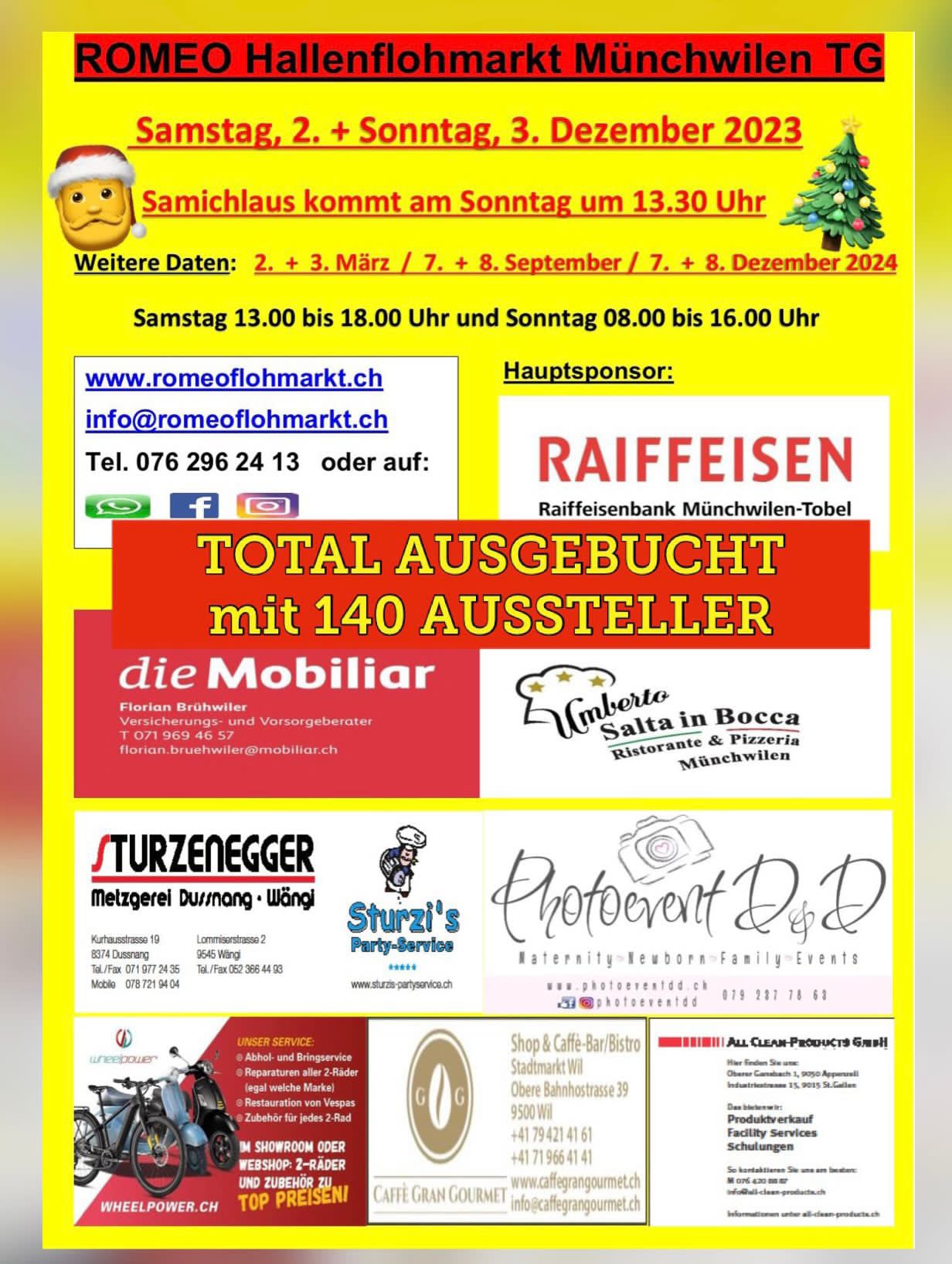 ROMEO Hallenflohmarkt Münchwilen TG