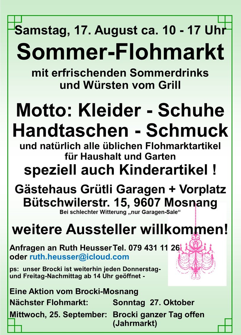 Sommerflohmarkt