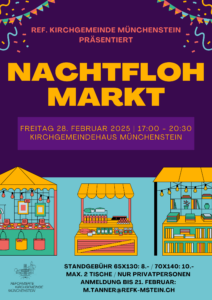 Flyer Nachtflohmarkt 2025