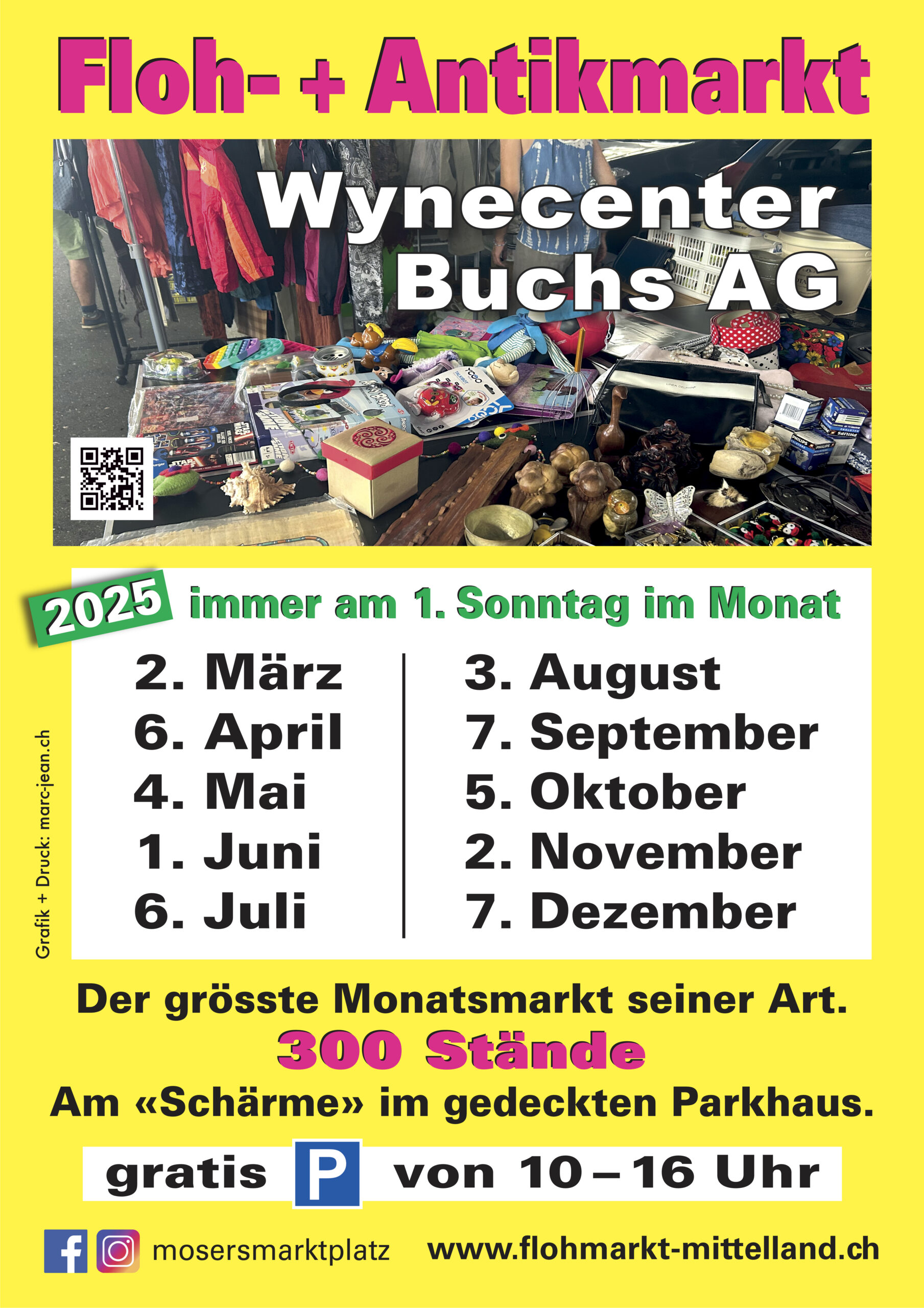 Floh- und Antikmarkt beim Wynecenter Buchs AG