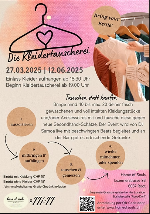 Die Kleidertauscherei