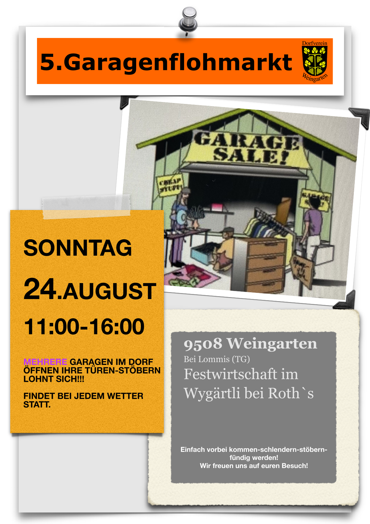 5. Garagenflohmarkt
