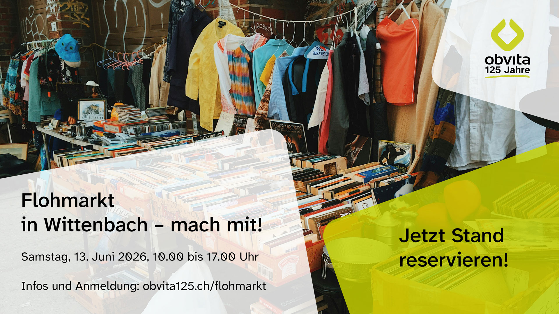 13.06.2026 Flohmarkt in Wittenbach 13.06.2026 Flohmarkt in Wittenbach