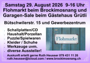 Inserat Flohmarkt 260829